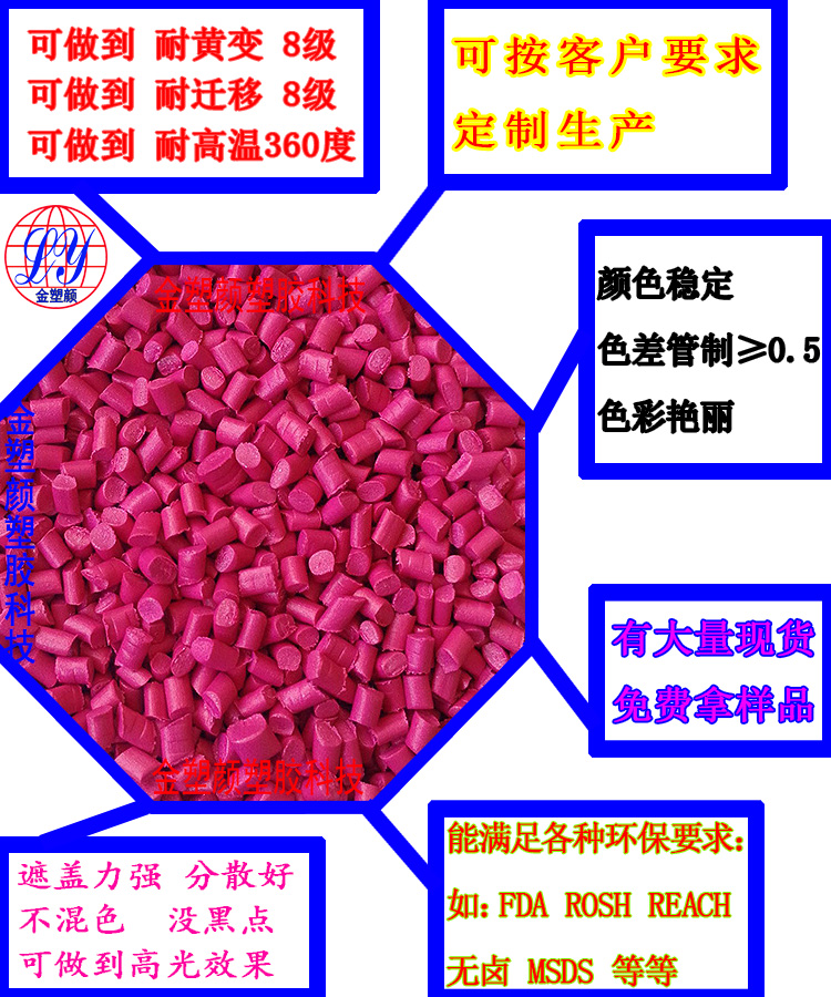 無鹵棗紅色母粒 無鹵棗紅色母粒